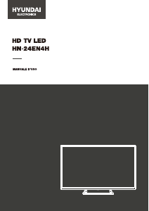 Manuale Hyundai HN-24EN4H LED televisore