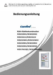 Bedienungsanleitung Comfee RCB232DX2 Kühl-gefrierkombination