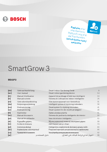 Manuale Bosch MSGP3 SmartGrow 3 Lampada da coltivazione