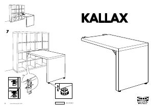 Specificiteit Streven opladen Handleiding IKEA KALLAX Bureau