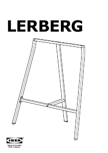 Manuál IKEA LERBERG Stůl