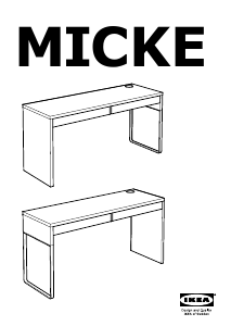 Hướng dẫn sử dụng IKEA MICKE (142x50) Bàn làm việc