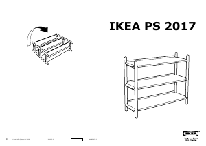 Kullanım kılavuzu IKEA PS 2017 Kitaplık