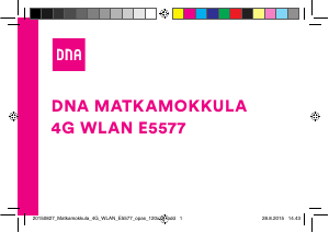 Käyttöohje Huawei E5577 (DNA) Reititin