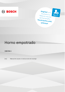 Manual de uso Bosch CMG7361B1 Horno