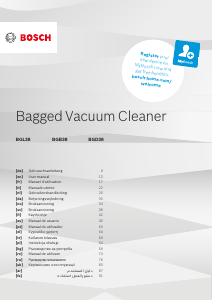 Manual Bosch BGL38BA2H Vacuum Cleaner