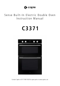 Manual Caple C3371 Oven
