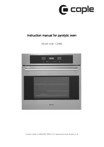 Manual Caple C2480 Oven