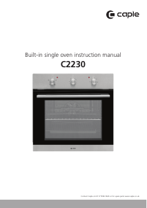 Manual Caple C2230 Oven