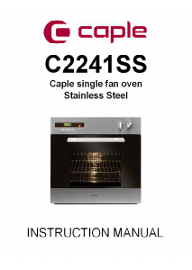 Handleiding Caple C2241SS Oven