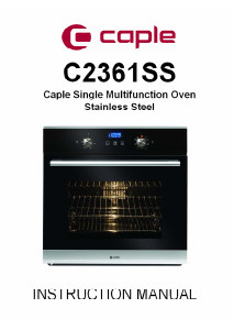 Manual Caple C2361SS Oven