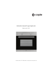 Manual Caple C2512 Oven