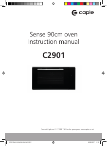 Manual Caple C2901 Oven