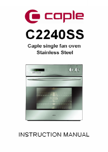 Handleiding Caple C2240SS Oven