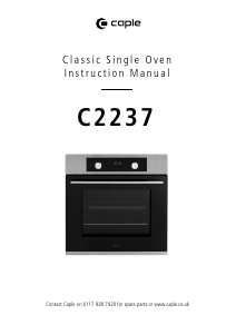 Manual Caple C2237 Oven