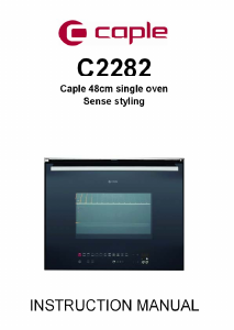 Manual Caple C2282 Oven