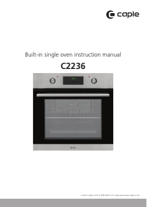 Manual Caple C2236 Oven