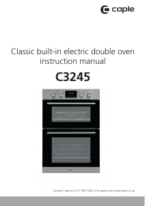 Manual Caple C3245 Oven