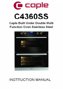 Manual Caple C4360SS Oven
