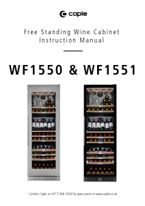 Handleiding Caple WF1550 Wijnklimaatkast