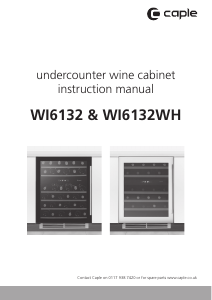 Manual Caple WI6132WH Wine Cabinet