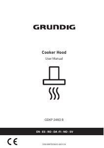 Bruksanvisning Grundig GDKP 2460 B Köksfläkt