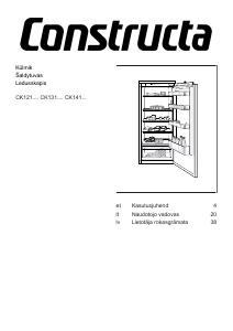 Kasutusjuhend Constructa CK141NSE0 Külmik