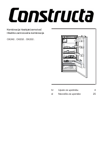 Priročnik Constructa CK222EFE0 Hladilnik