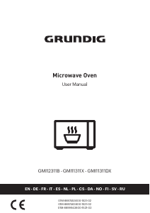 Käyttöohje Grundig GMI 11311 X Mikroaaltouuni