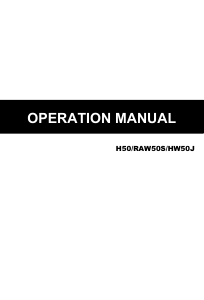 Manual Hanway HW50J Scooter
