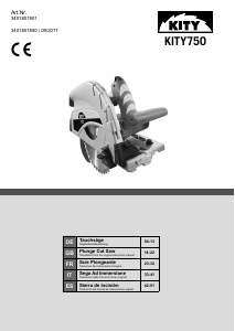 Manual Kity KITY750 Circular Saw