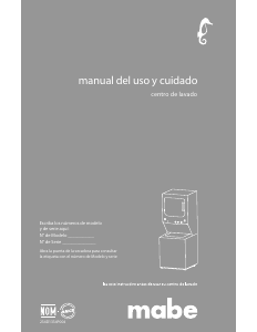 Manual de uso Mabe MCL1740ESBB Lavasecadora