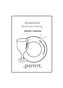 Bruksanvisning Point PD6044N Diskmaskin