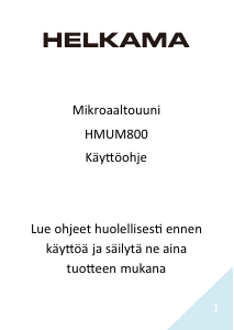 Käyttöohje Helkama HMUM800 Mikroaaltouuni