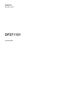 Manuale Gaggenau DF271101 Lavastoviglie