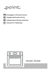 Bruksanvisning Point PBI75HSB Ugn