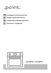 Bruksanvisning Point PBI75MPPW Ovn