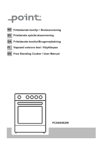 Handleiding Point PCS60HEZW Fornuis