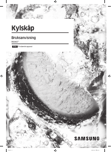 Bruksanvisning Samsung RS6HA8891B1/EF Kyl-frys