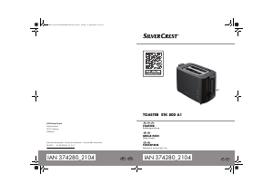 Manuale SilverCrest IAN 374280 Tostapane