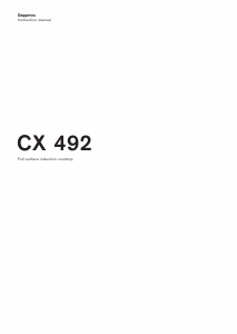 Manual Gaggenau CX492111 Hob