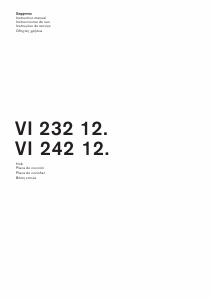 Manual Gaggenau VI232121 Placa