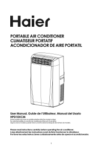 Handleiding Haier HPD10XCM Airconditioner