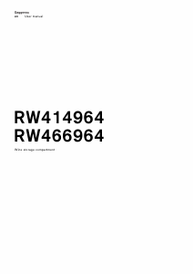 Handleiding Gaggenau RW414964 Wijnklimaatkast