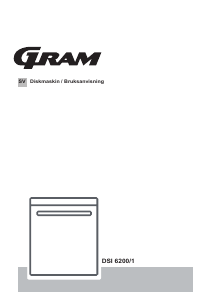 Bruksanvisning Gram DS 6200/1 Diskmaskin