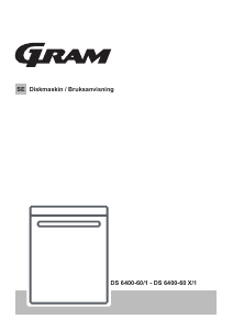Bruksanvisning Gram DS 6400-60 X/1 Diskmaskin