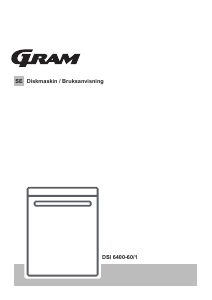 Bruksanvisning Gram DSI 6400-60/1 Diskmaskin
