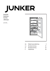 Bruksanvisning Junker JC20KCSE0 Kylskåp