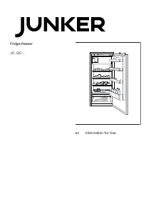 Manual Junker JC30GCSE0 Refrigerator