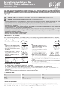 Handleiding Goobay 93037 Beveiligingskabel